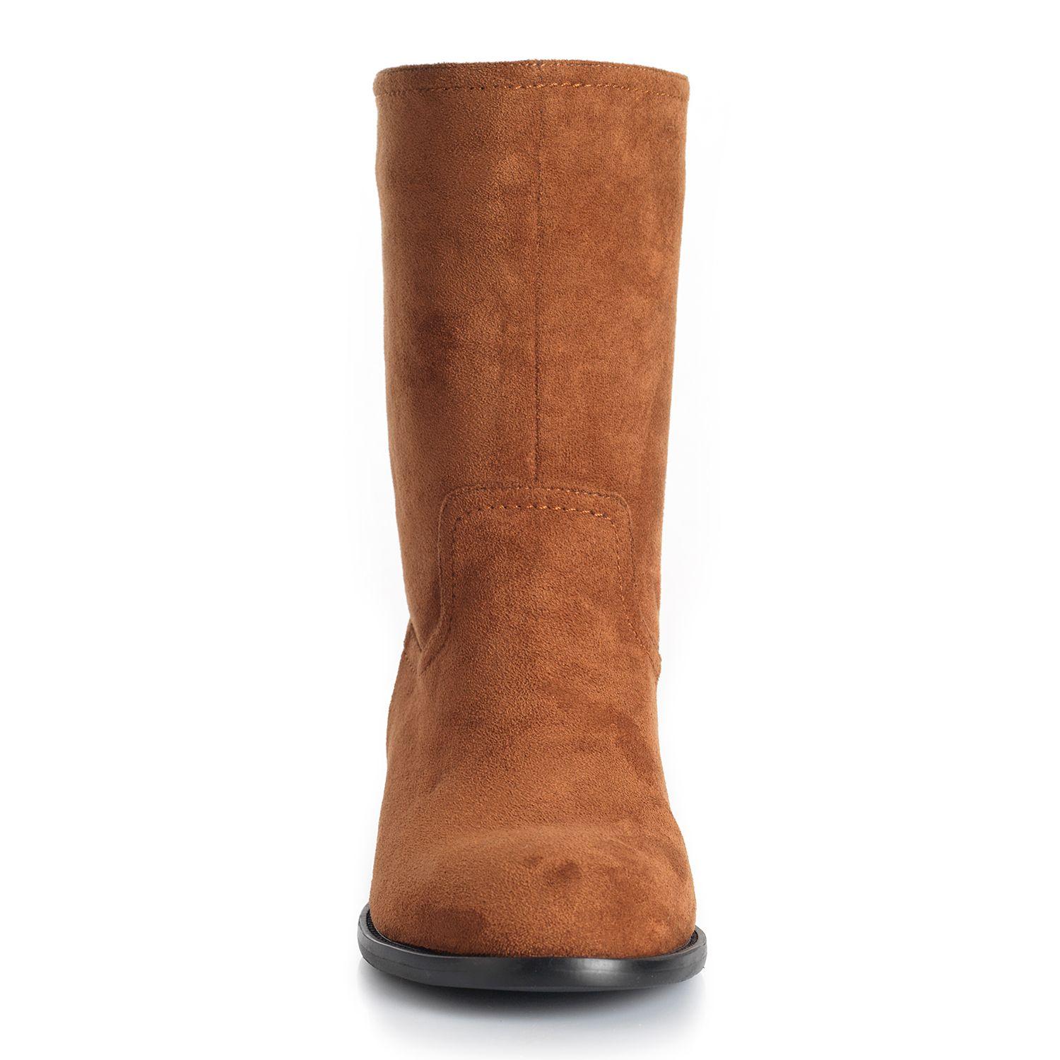 Botin Mujer Via Uno WestWinter Ridge Camel-2