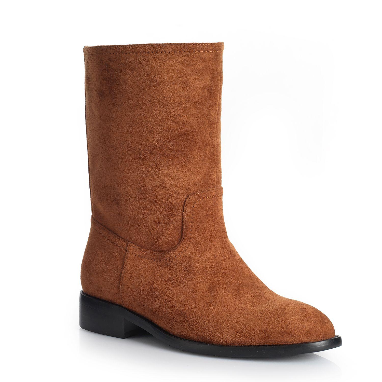 Botin Mujer Via Uno WestWinter Ridge Camel-3