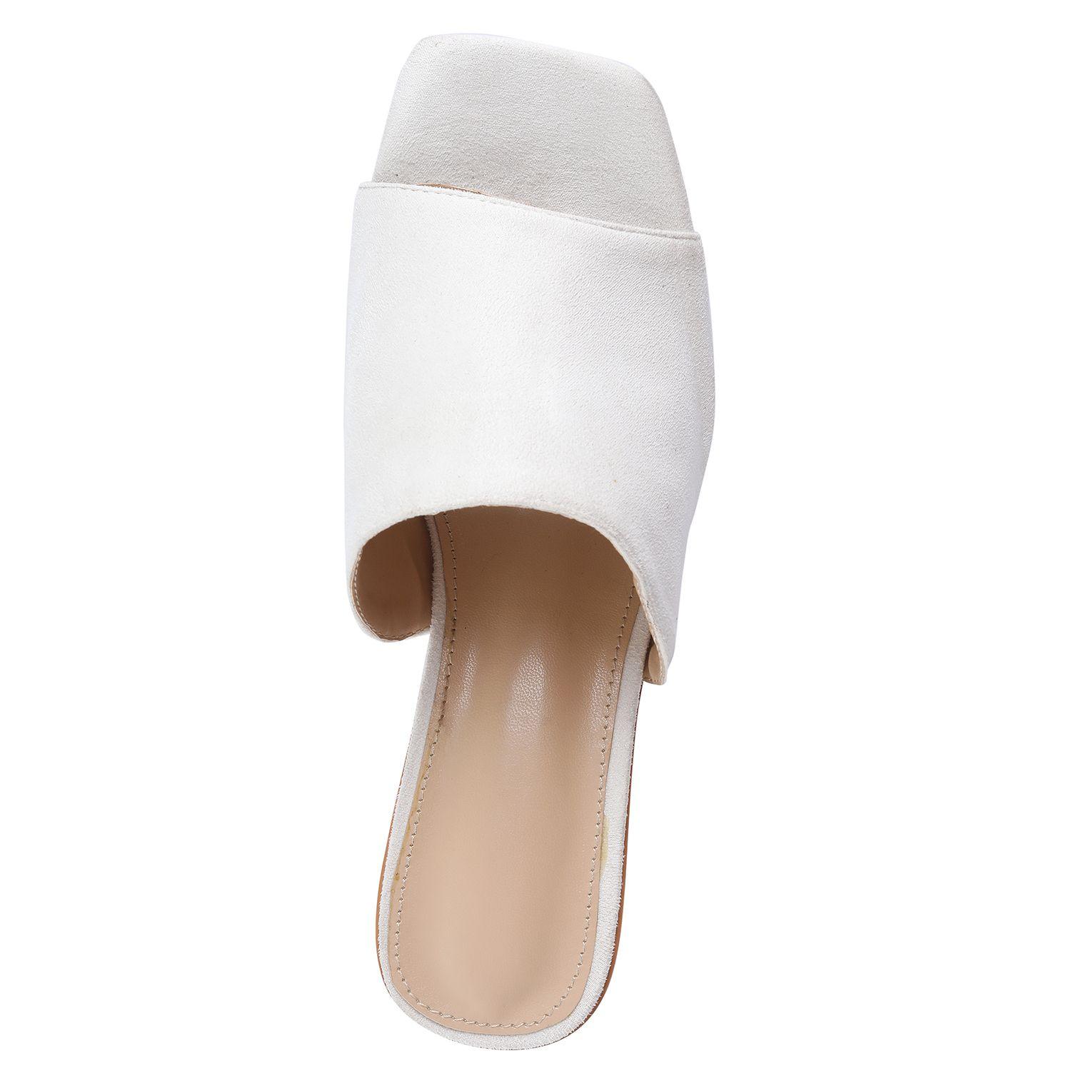 Sandalia Mujer Crema Via Uno 22533617-2