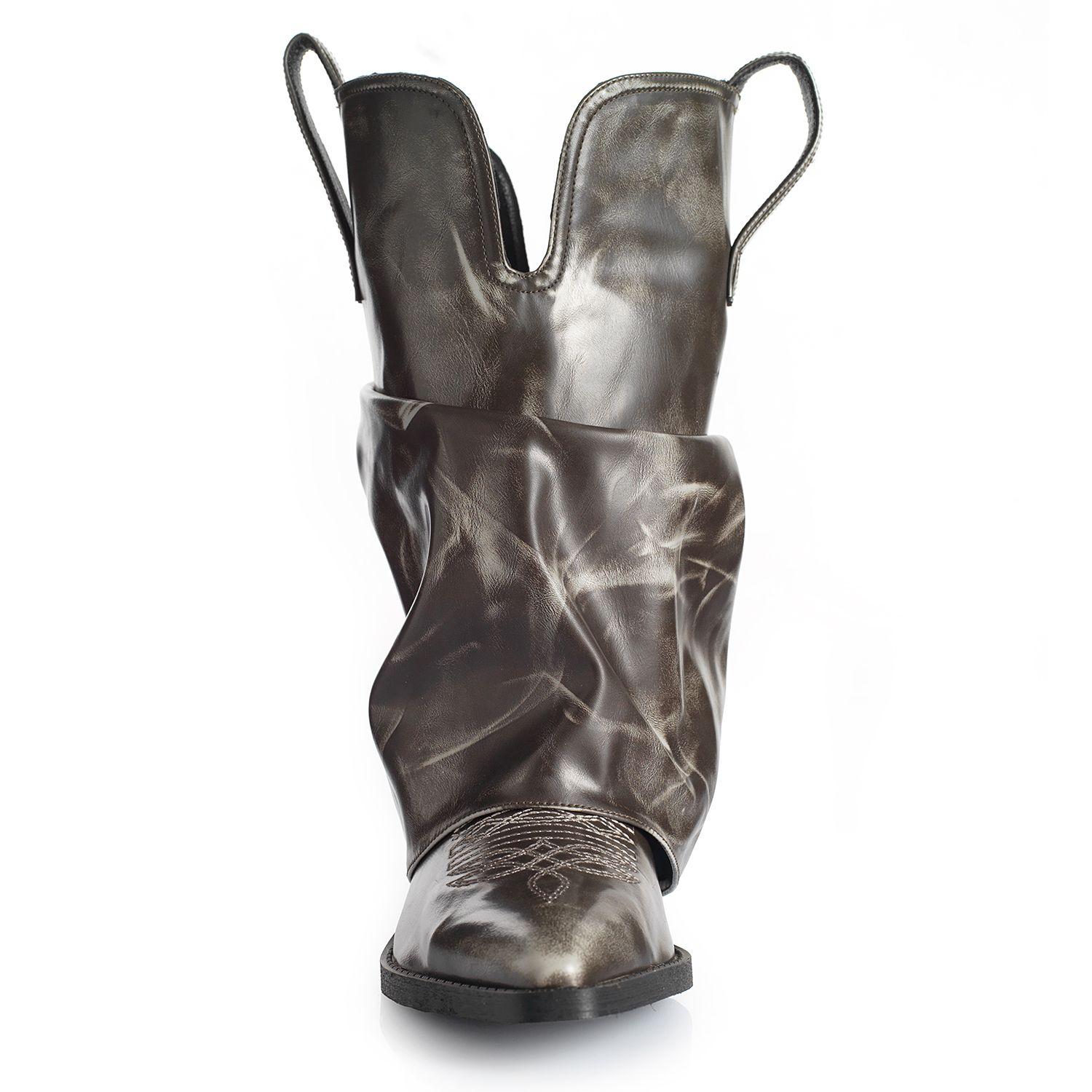 Bota Mujer Via Uno WestWinter Ranch Negro-2