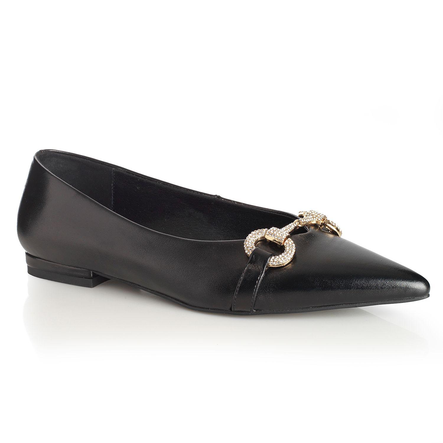 Zapato Mujer Via Uno Negro 22601501-3