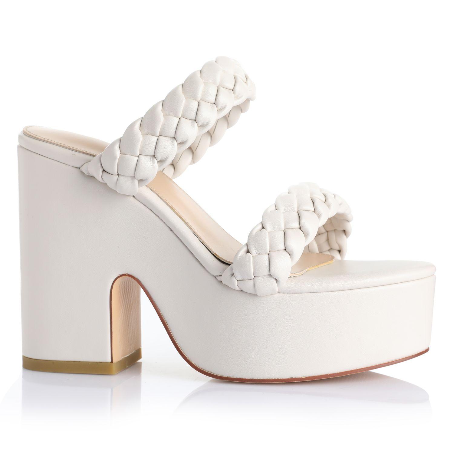 Sandalia Crema Via Uno 22433601-0