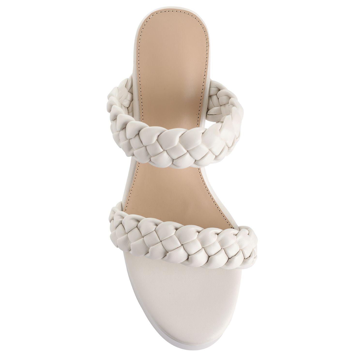 Sandalia Crema Via Uno 22433601-2