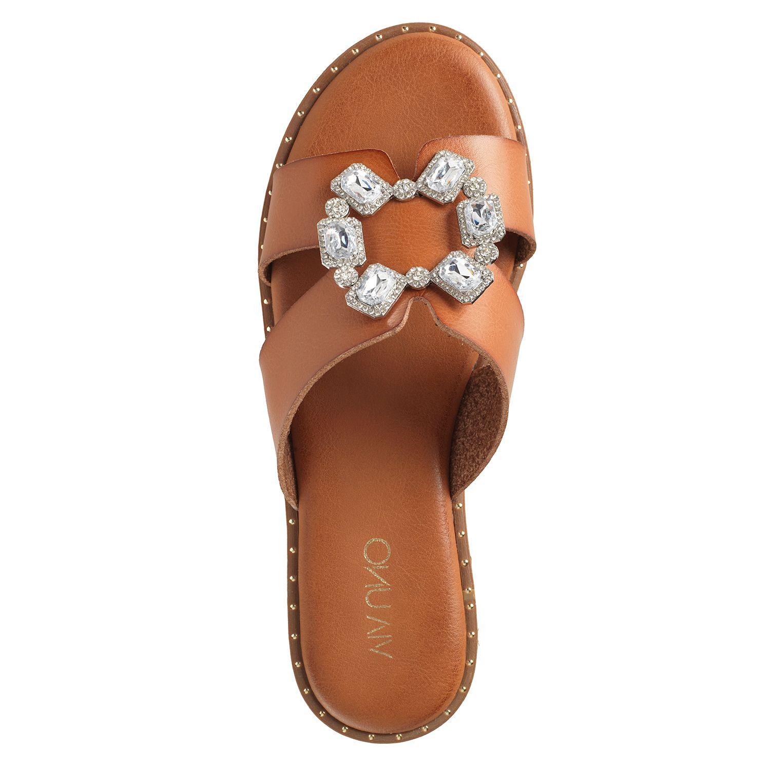 Sandalia Mujer Via Uno Camel 22601627-2