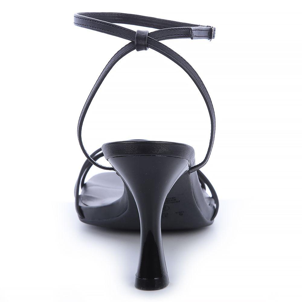 Sandalia Mujer Negro Via Uno 22523601-1