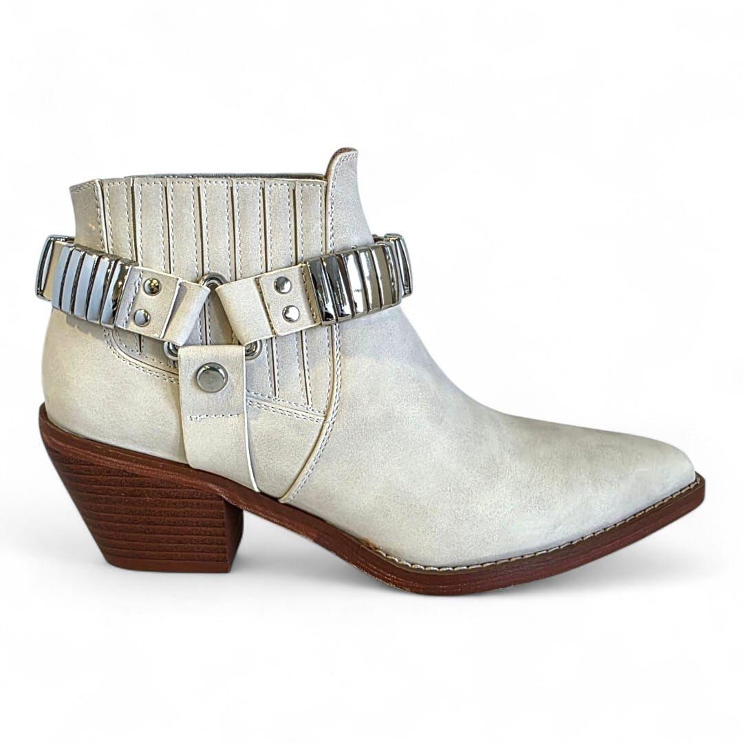 Botin Mujer Via Uno WestWinter Lynx Off White-0