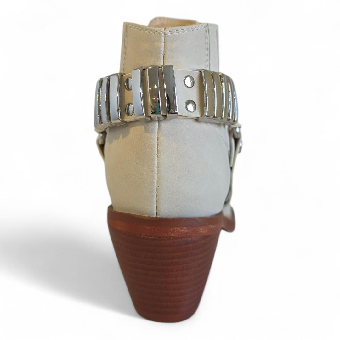 Botin Mujer Via Uno WestWinter Lynx Off White-1