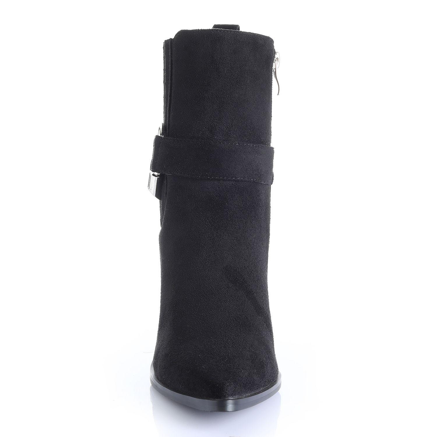 Botin Mujer Negro Via Uno 22513401-2