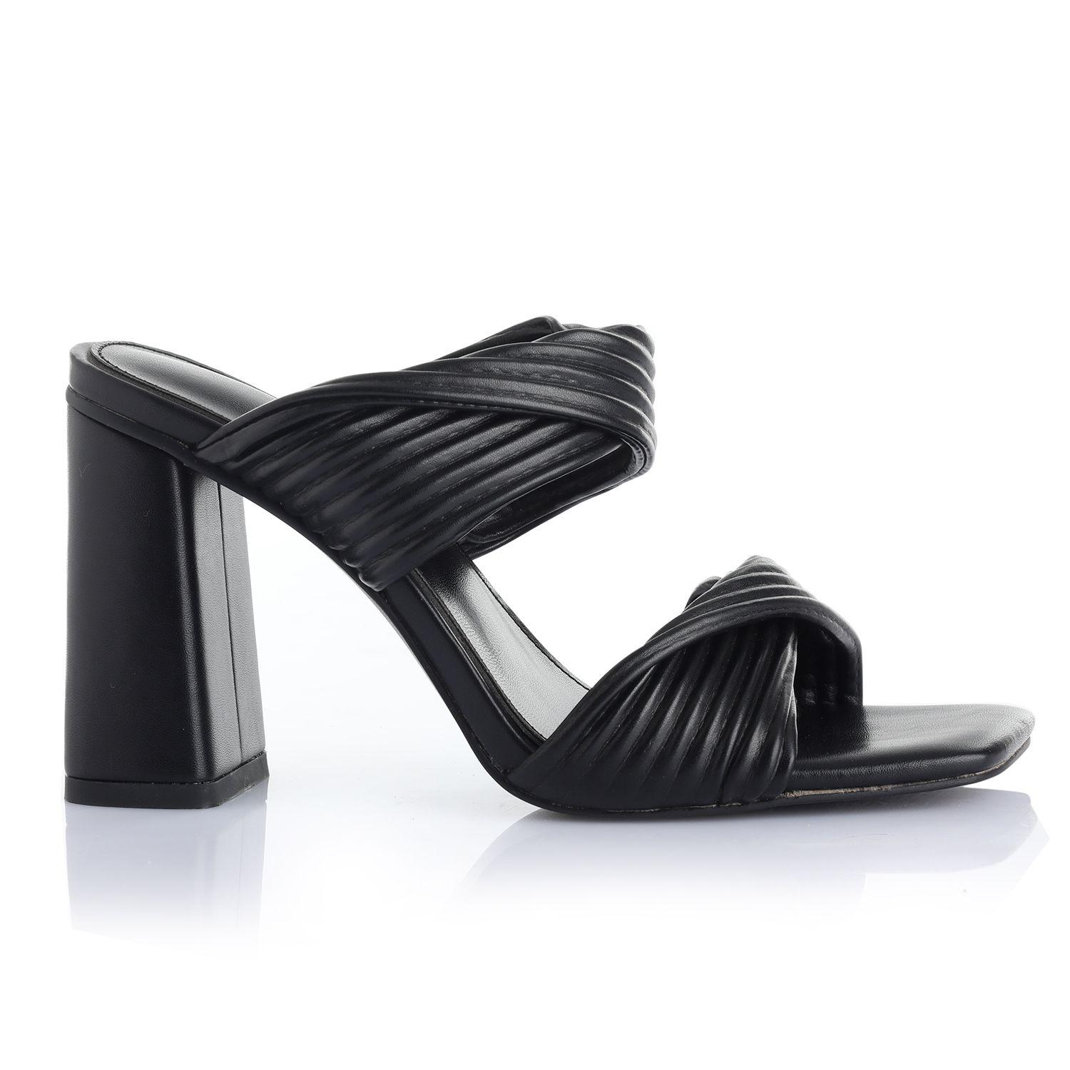 Sandalia Negro Via Uno 22433605-0