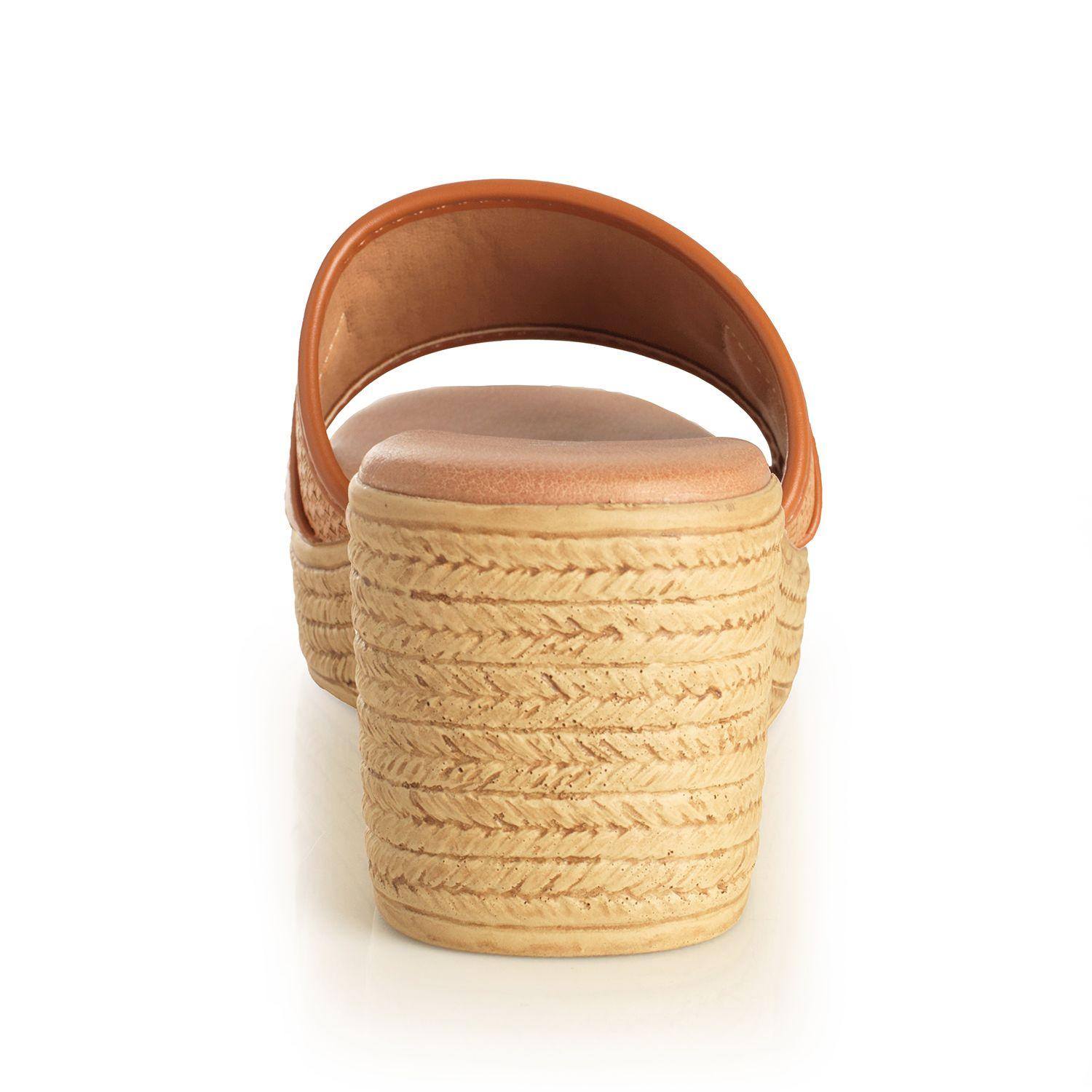 Sandalia Mujer Via Uno Camel 22642611-1