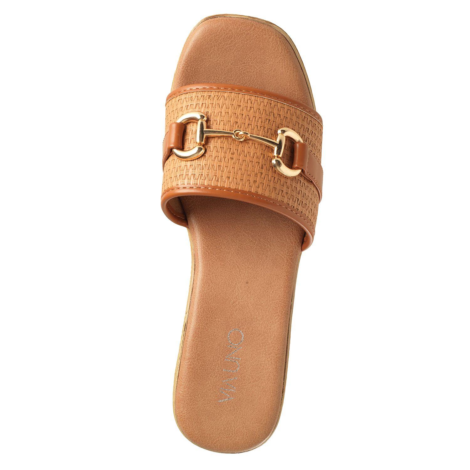 Sandalia Mujer Via Uno Camel 22642611-2
