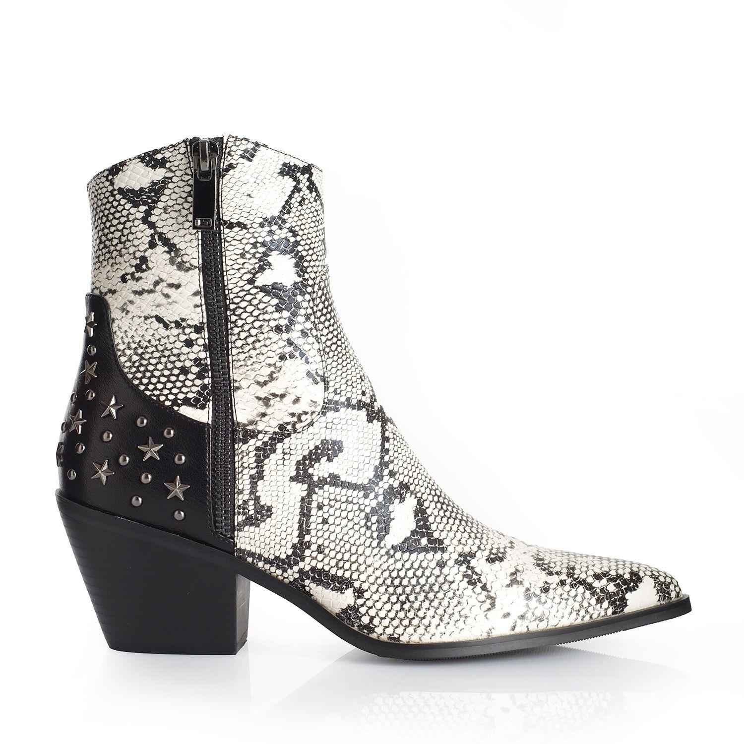 Botin Mujer Via Uno WestWinter Outlaw Snake-0