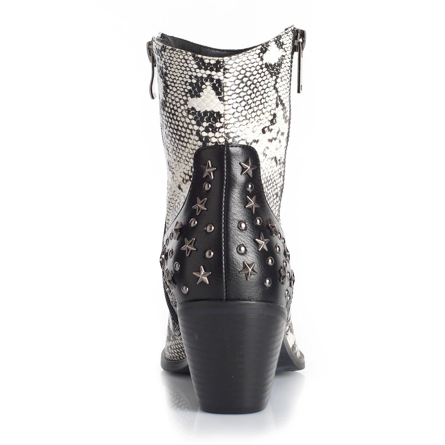 Botin Mujer Via Uno WestWinter Outlaw Snake-1