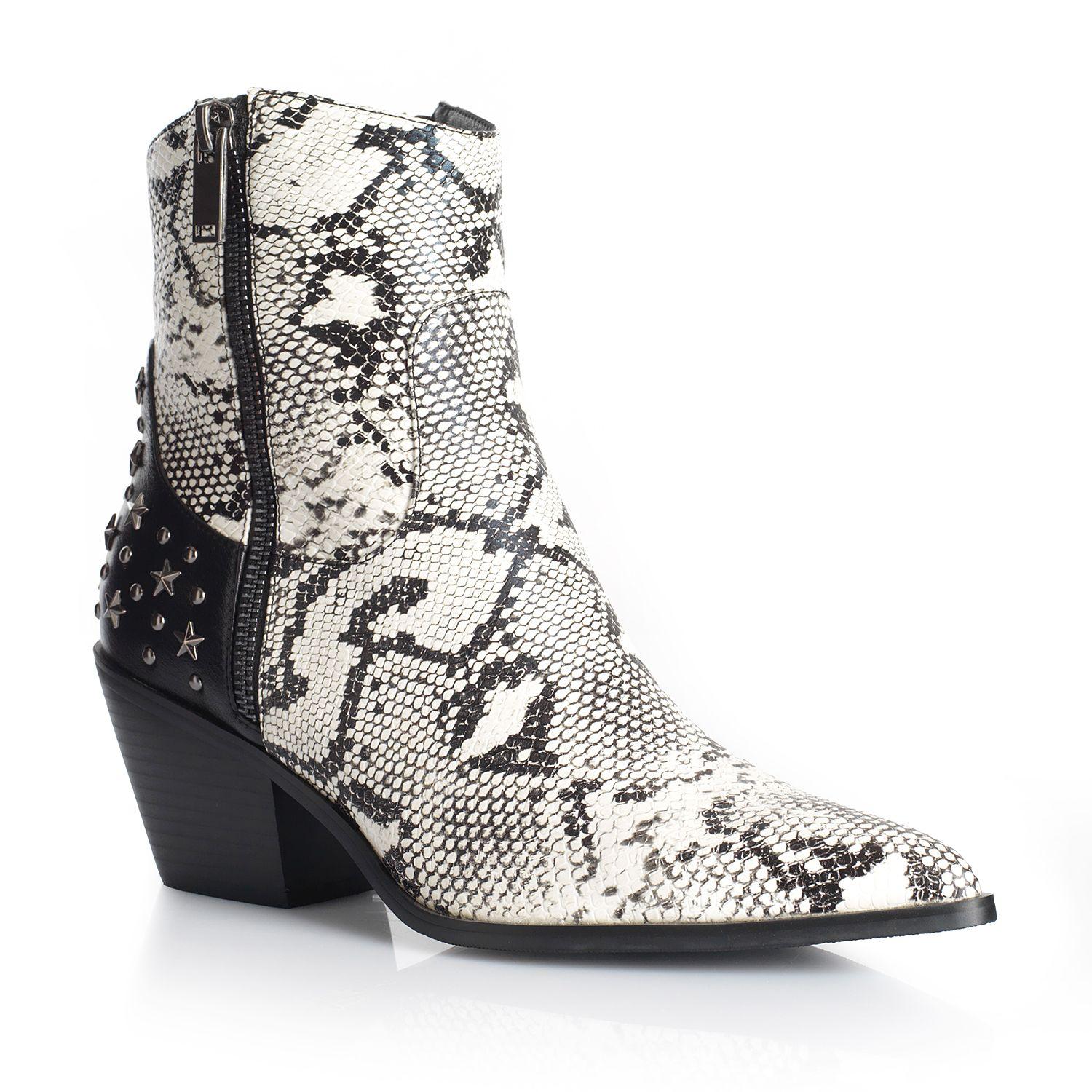 Botin Mujer Via Uno WestWinter Outlaw Snake-3