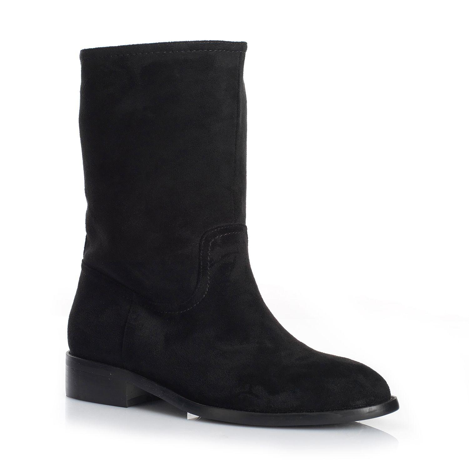 Botin Mujer Via Uno WestWinter Ridge Negro-3