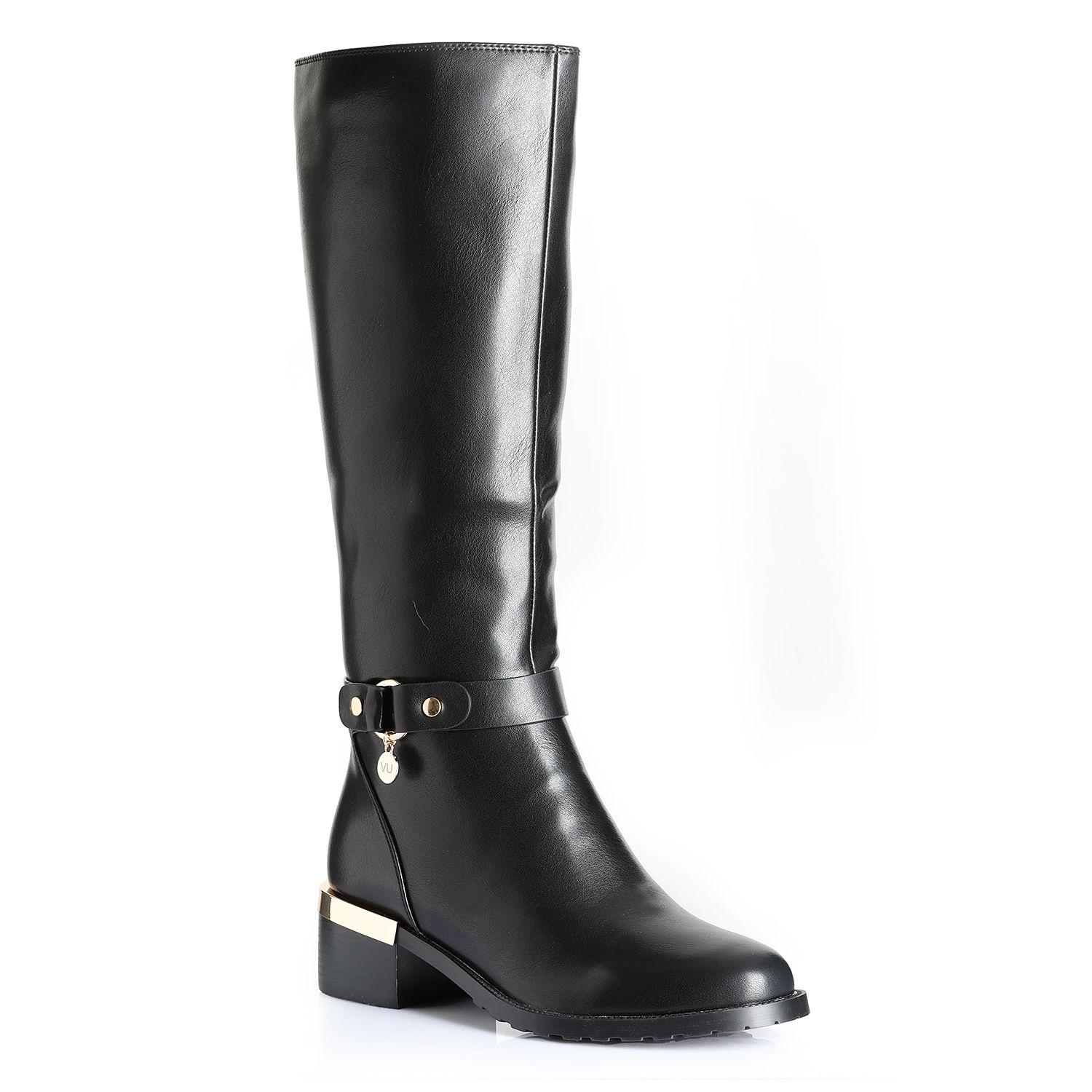 Bota Mujer Negro Via Uno 12531315-3