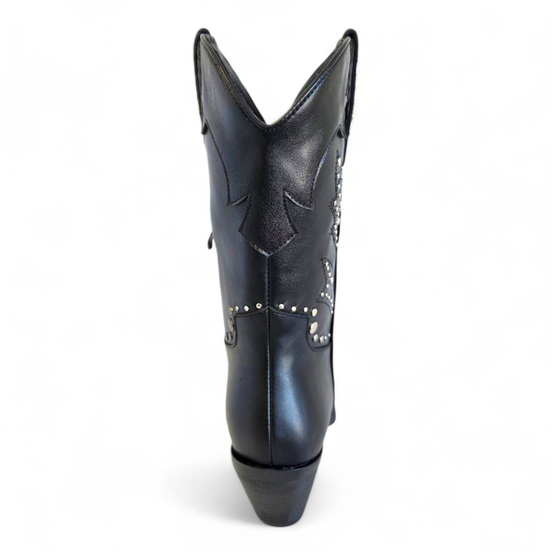 Bota Mujer Via Uno WestWinter Montana Negro-1