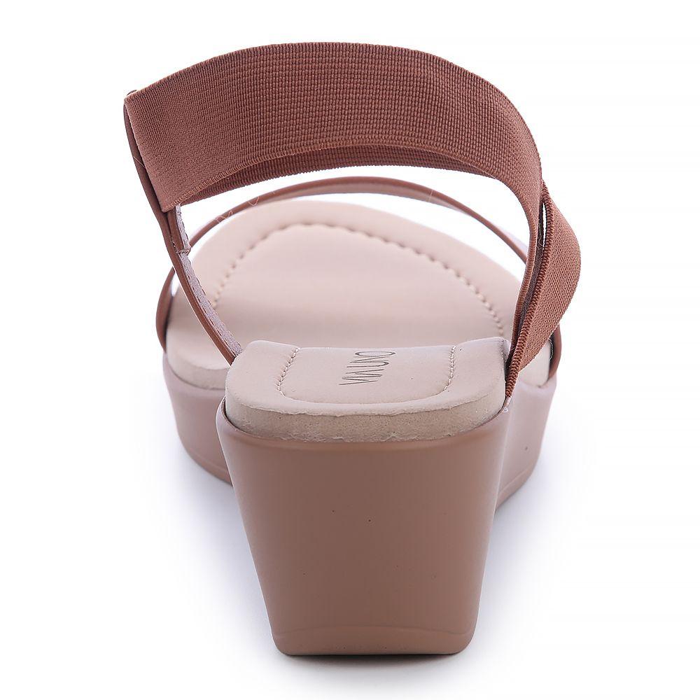 Sandalia Mujer Camel Via Uno 22542606-1