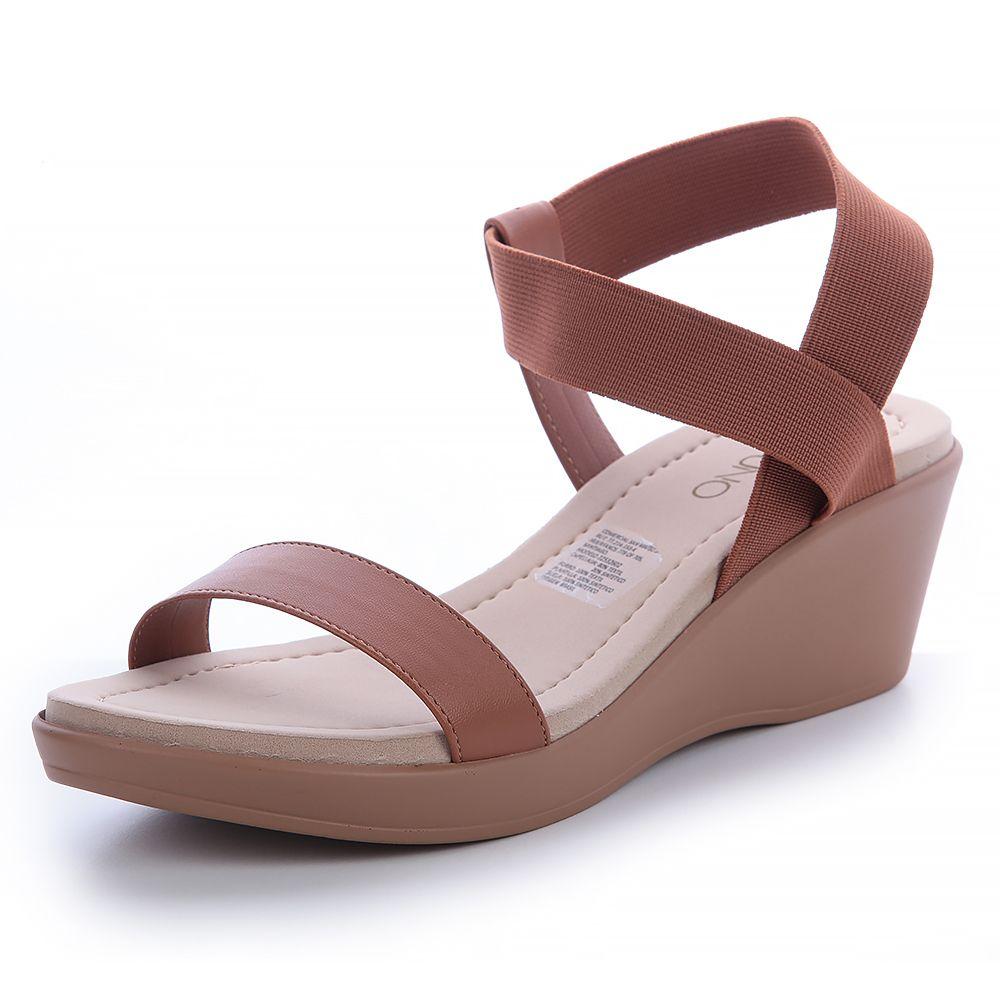 Sandalia Mujer Camel Via Uno 22542606-3