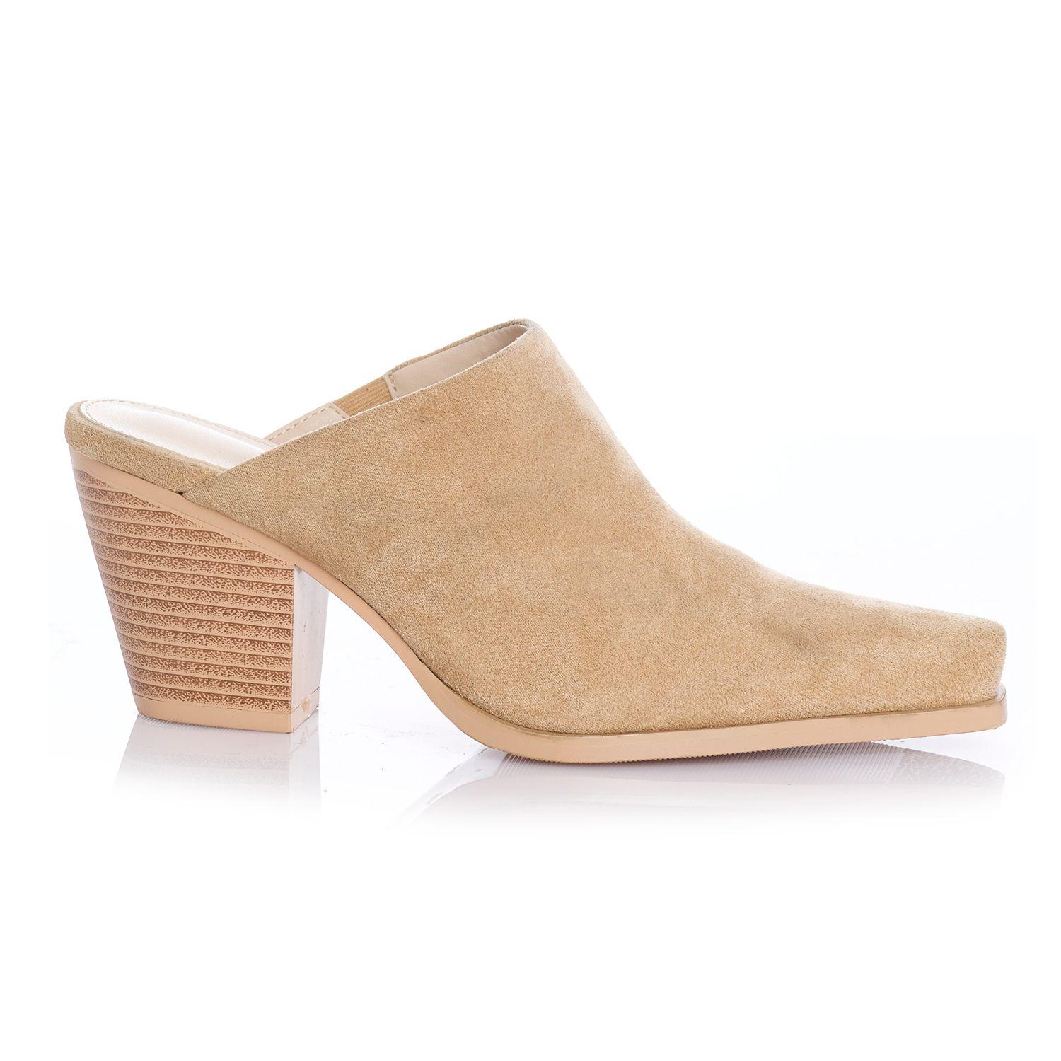 Zapato Mujer Beige Via Uno 12412502-0
