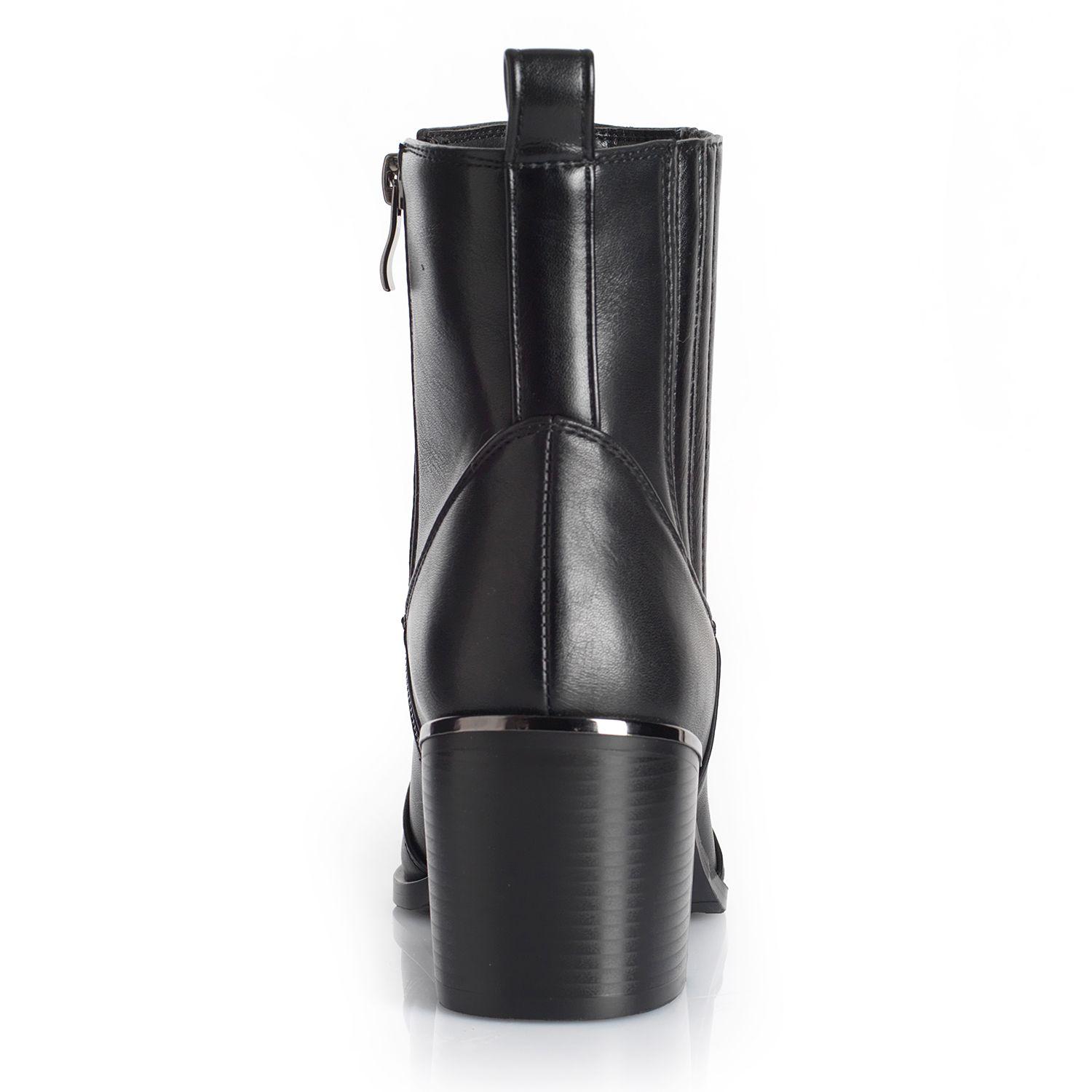 Botin Mujer Via Uno WestWinter West Negro-1