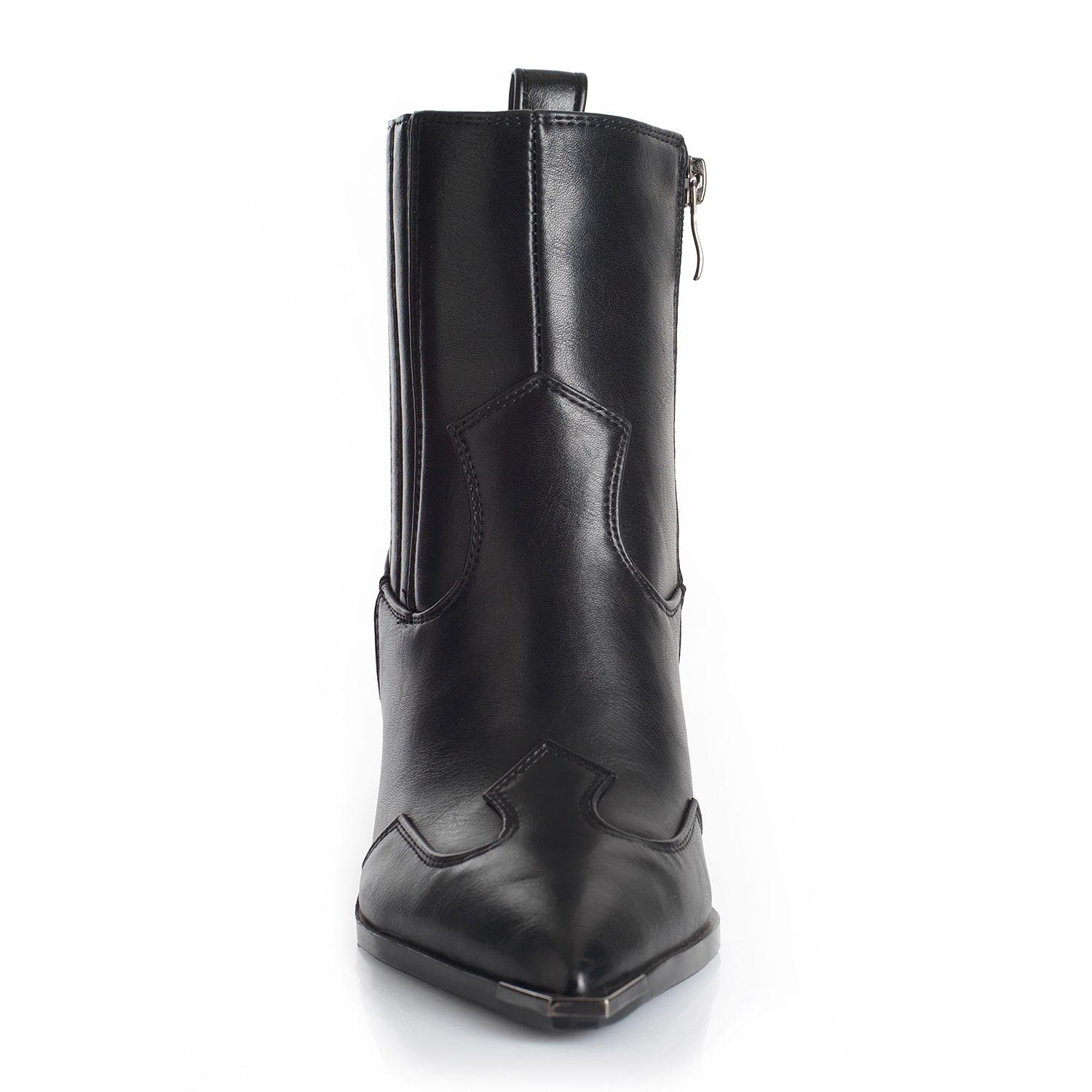 Botin Mujer Via Uno WestWinter West Negro-2