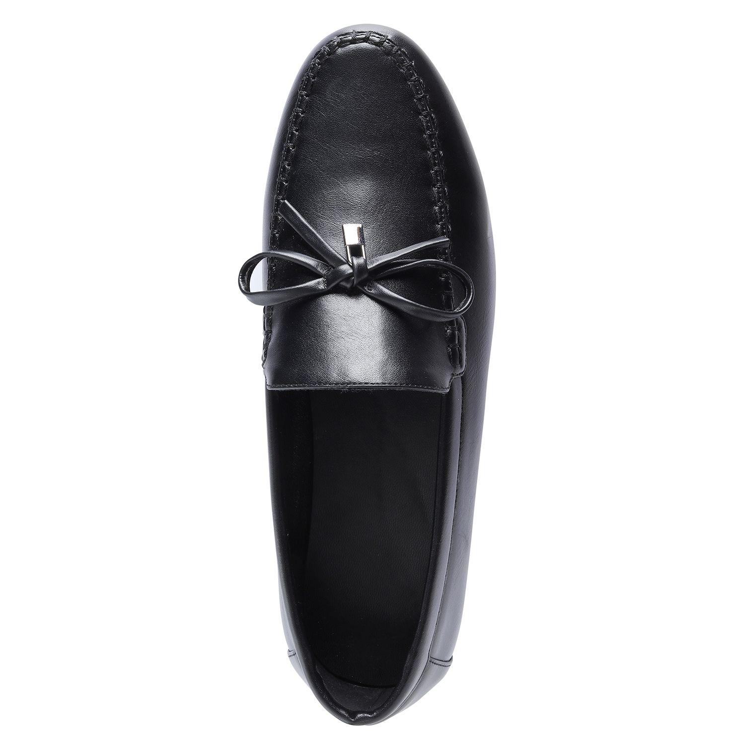Zapato Mujer Negro Via Uno 22501502-2