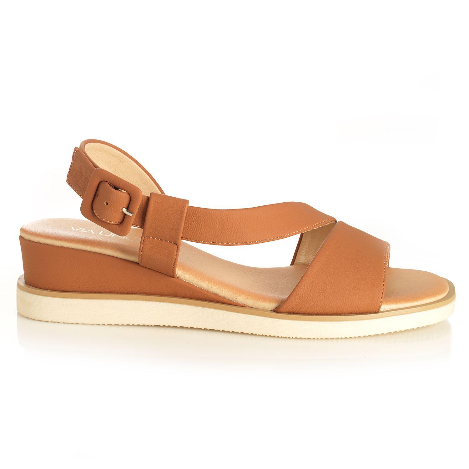 Sandalia Mujer Via Uno Camel 22641609-0
