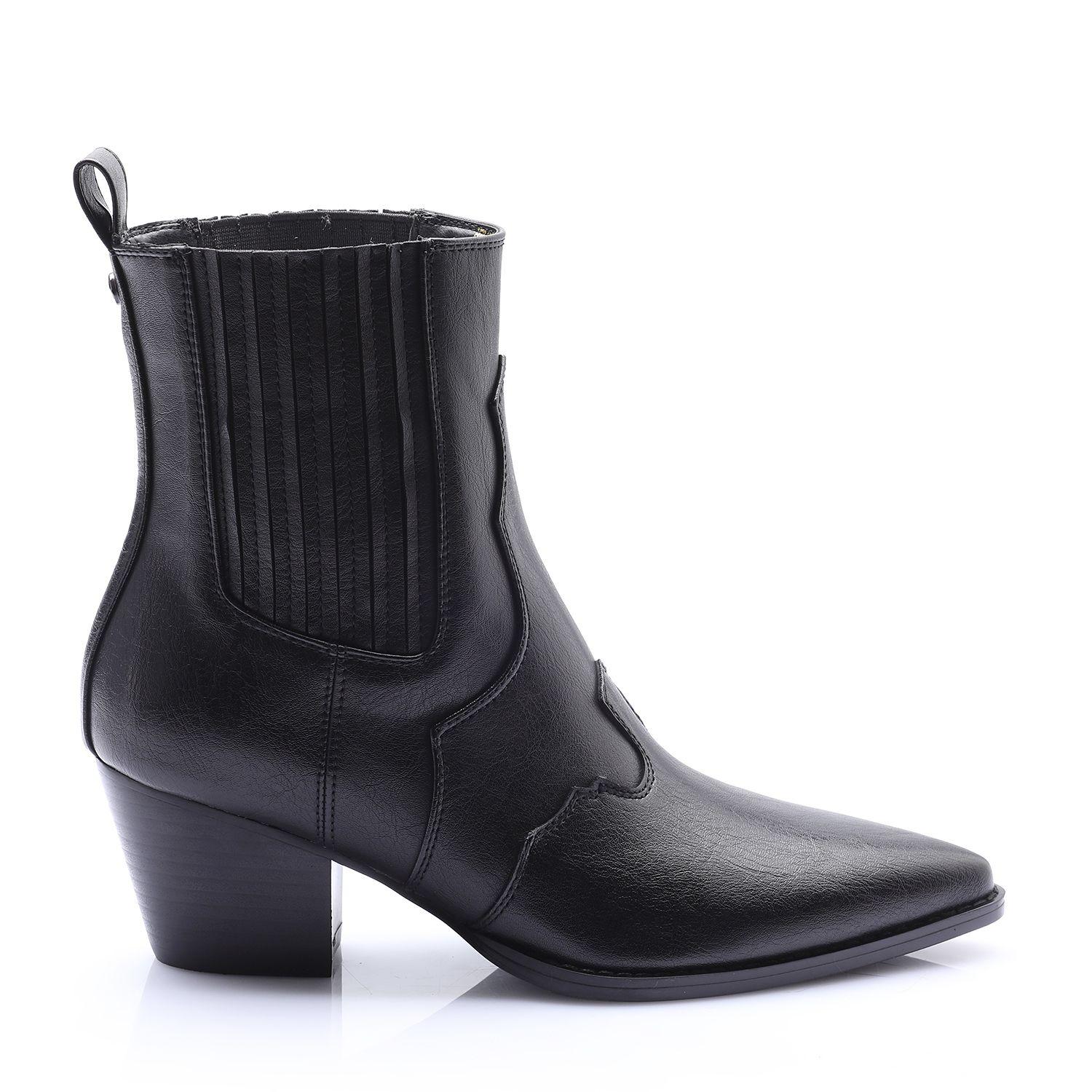 Botin Mujer Solea Limoncello Negro-0