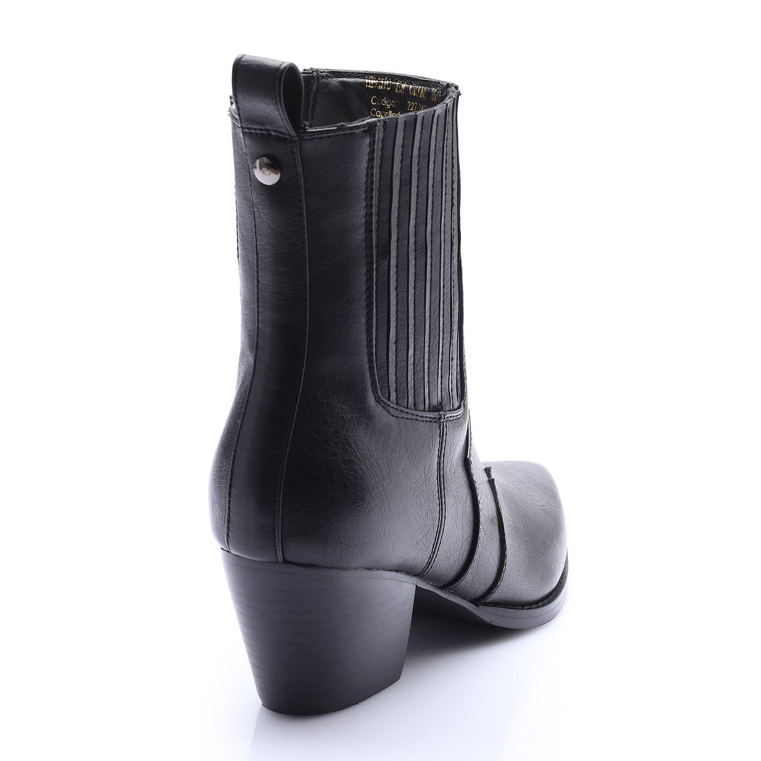 Botin Mujer Solea Limoncello Negro-1