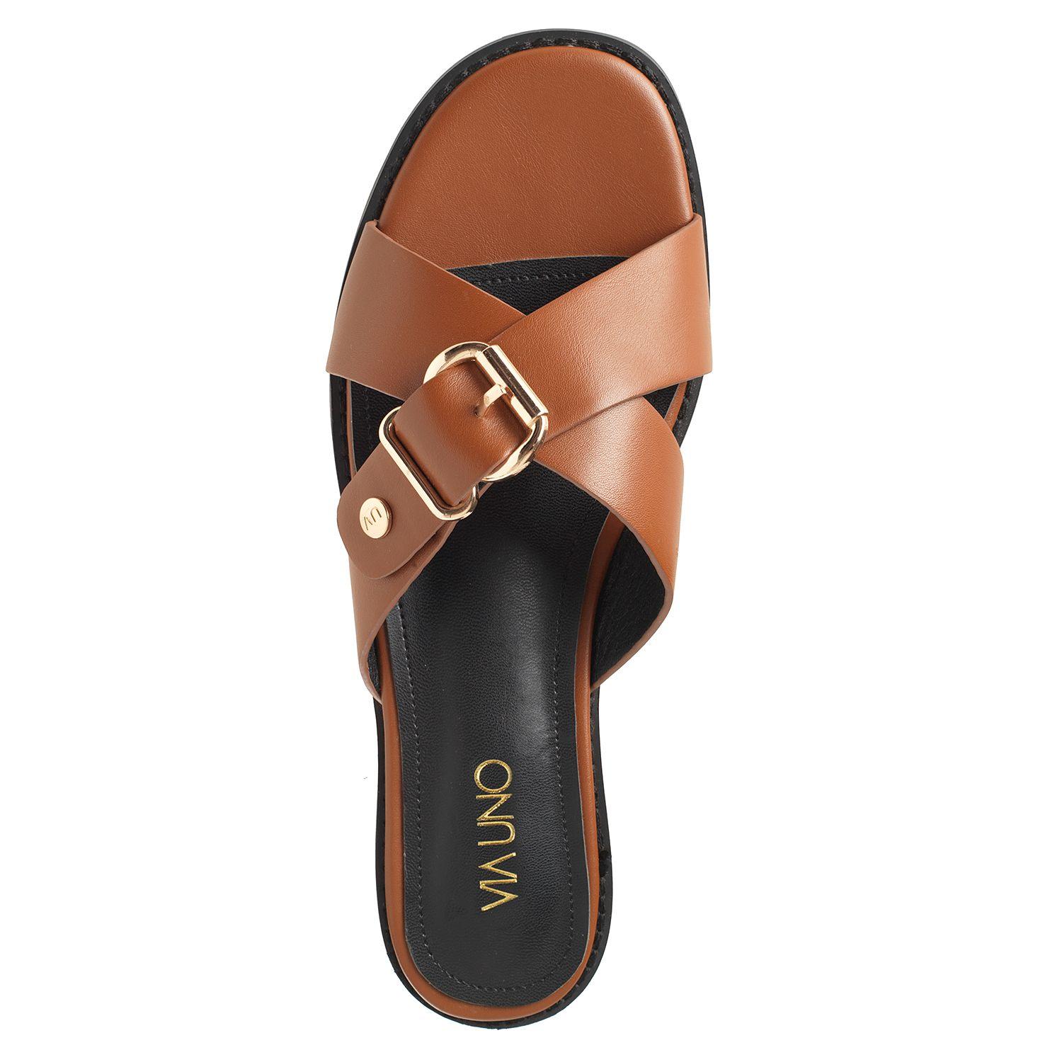 Sandalia Mujer Via Uno Camel 22601610-2