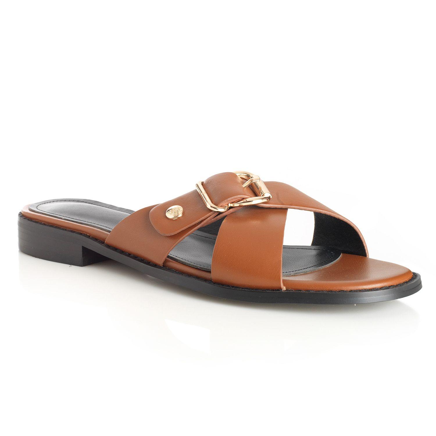 Sandalia Mujer Via Uno Camel 22601610-3