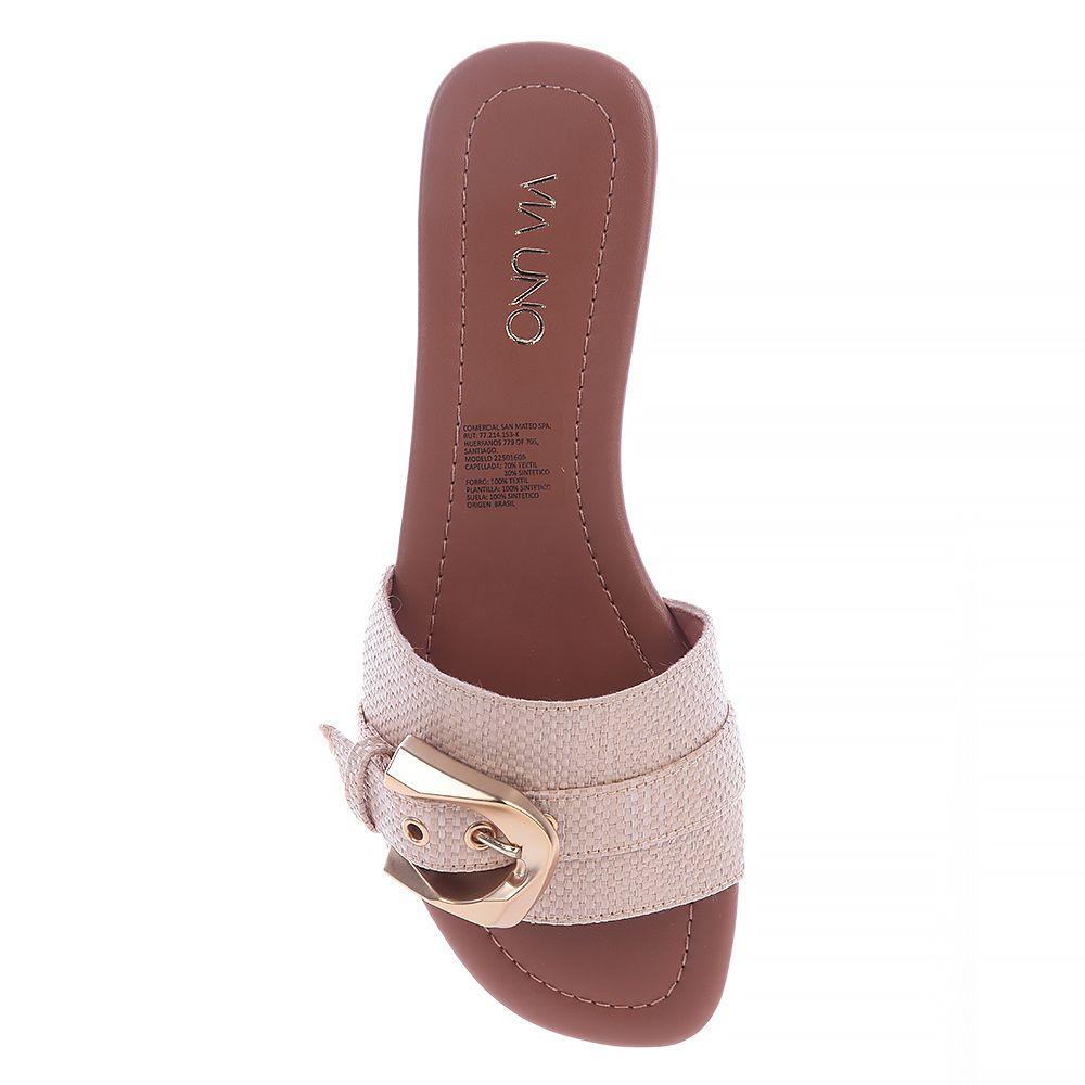 Sandalia Mujer Natural Via Uno 22501606-2