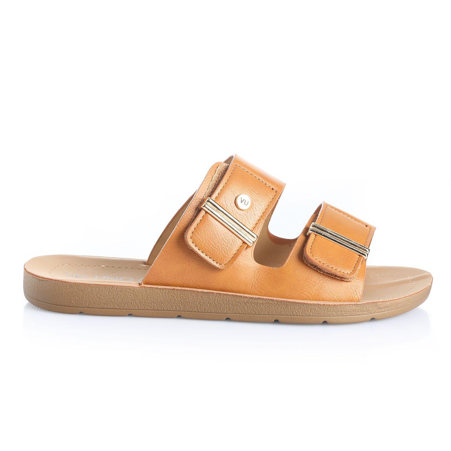 Sandalia Mujer Via Uno Camel 22601645-0