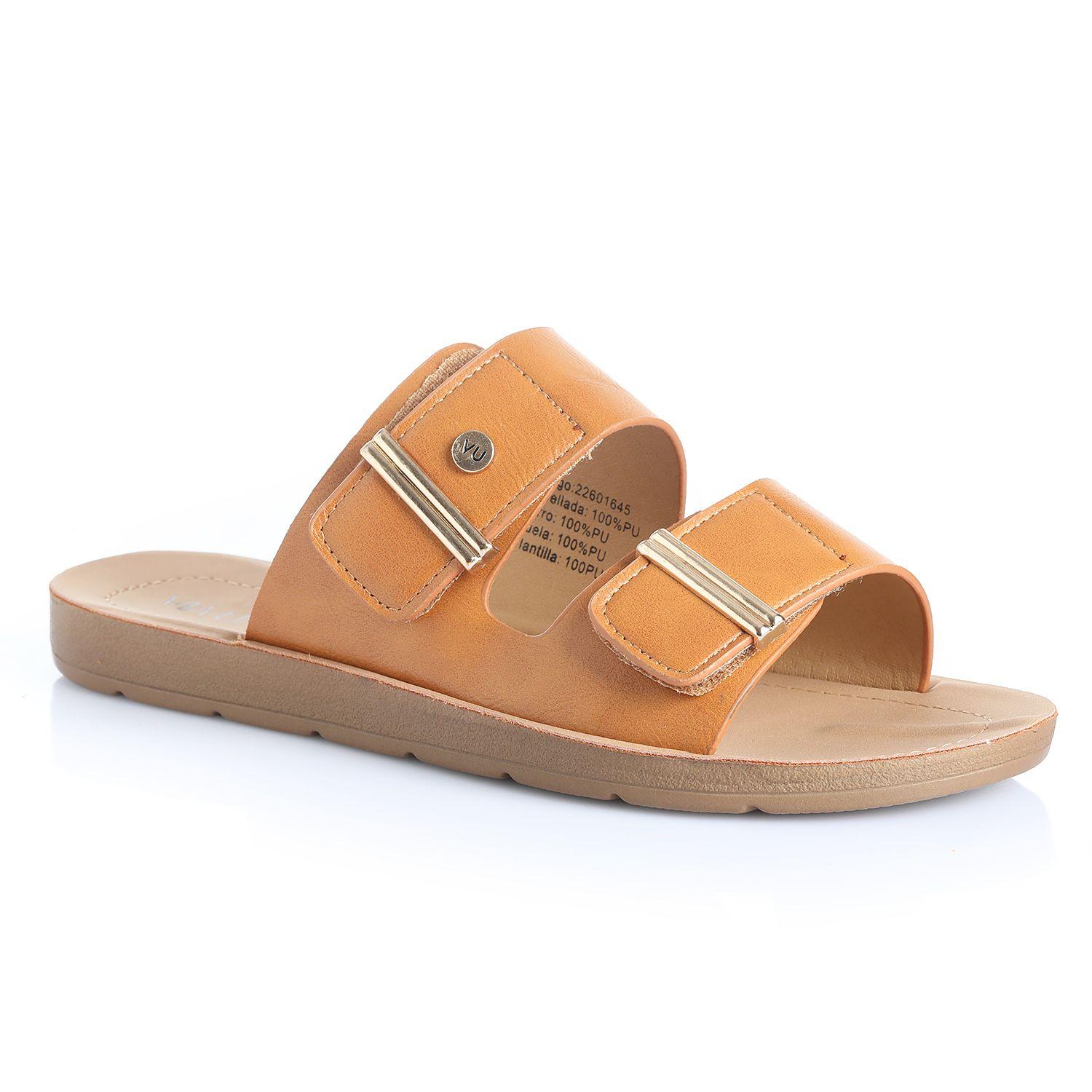 Sandalia Mujer Via Uno Camel 22601645-3