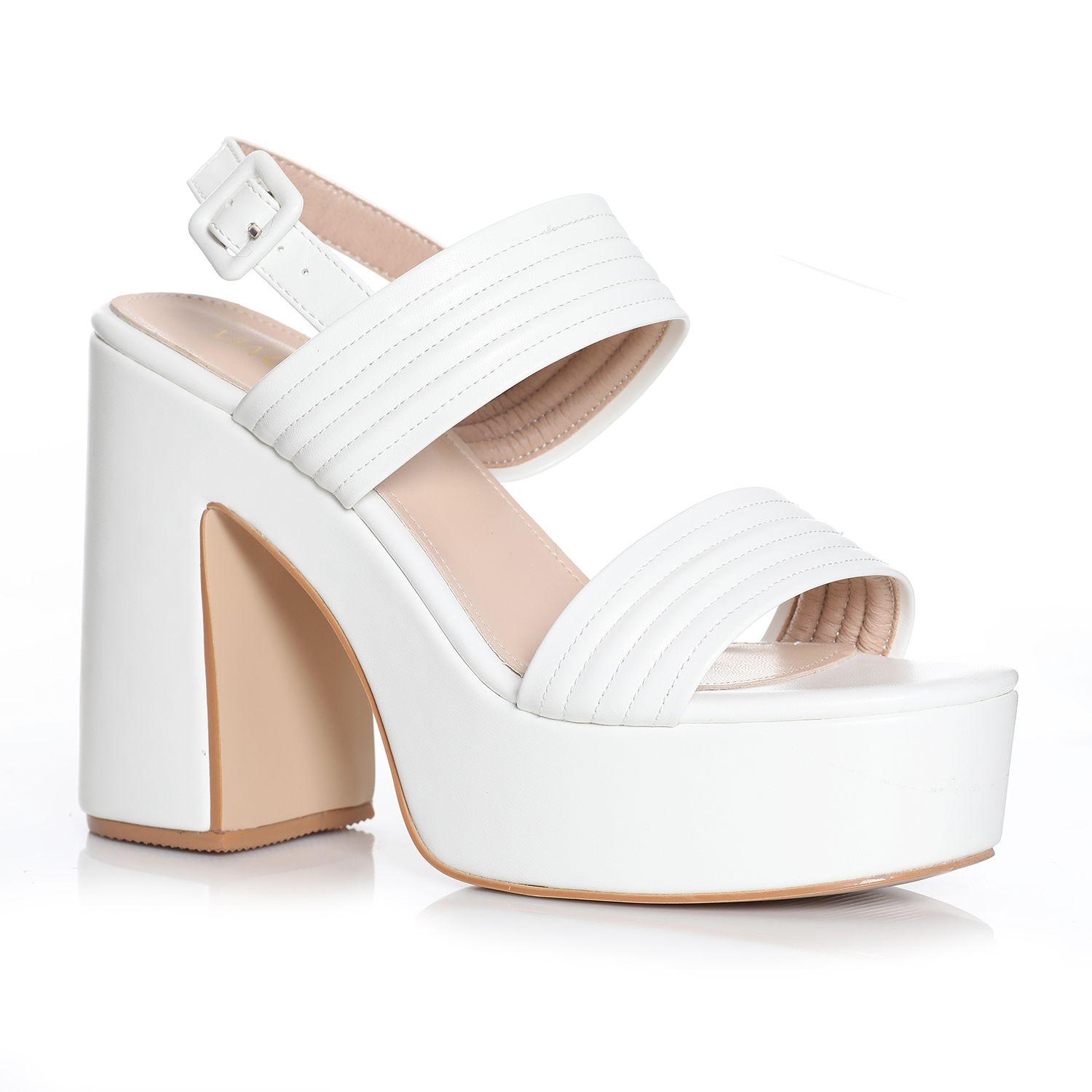 Sandalia Blanco Via Uno 22433616-3