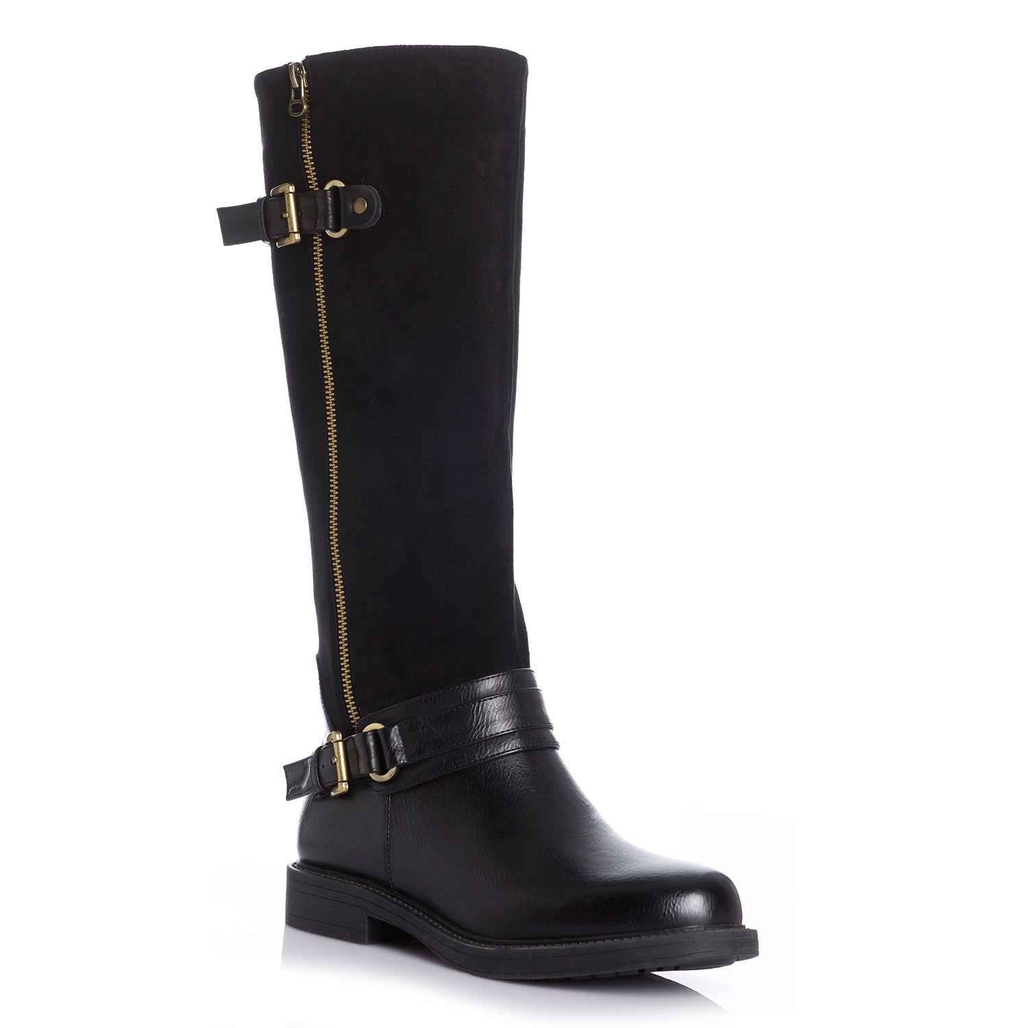 Bota Mujer Via Uno WestWinter Summit Negro-3