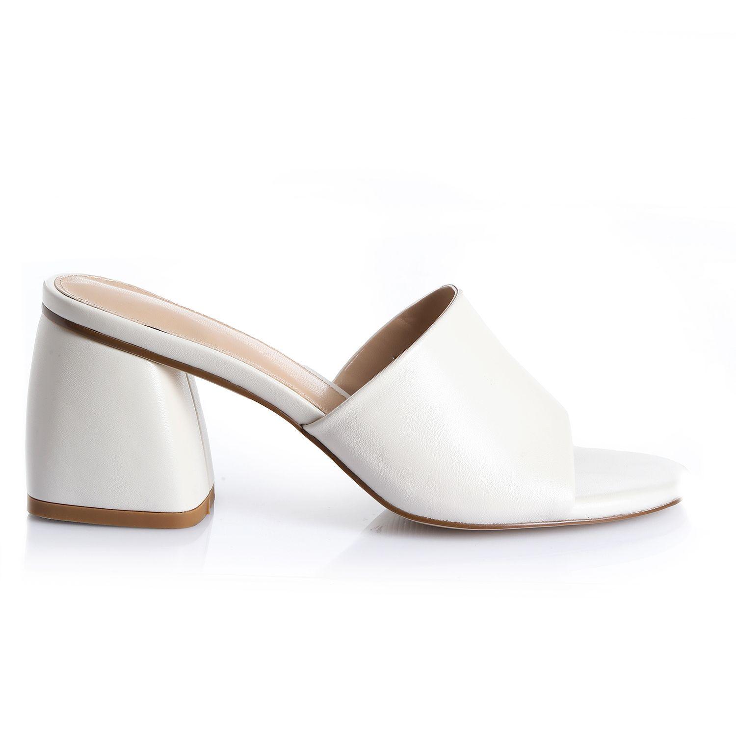 Sandalia Mujer Crema Via Uno 22532607-0