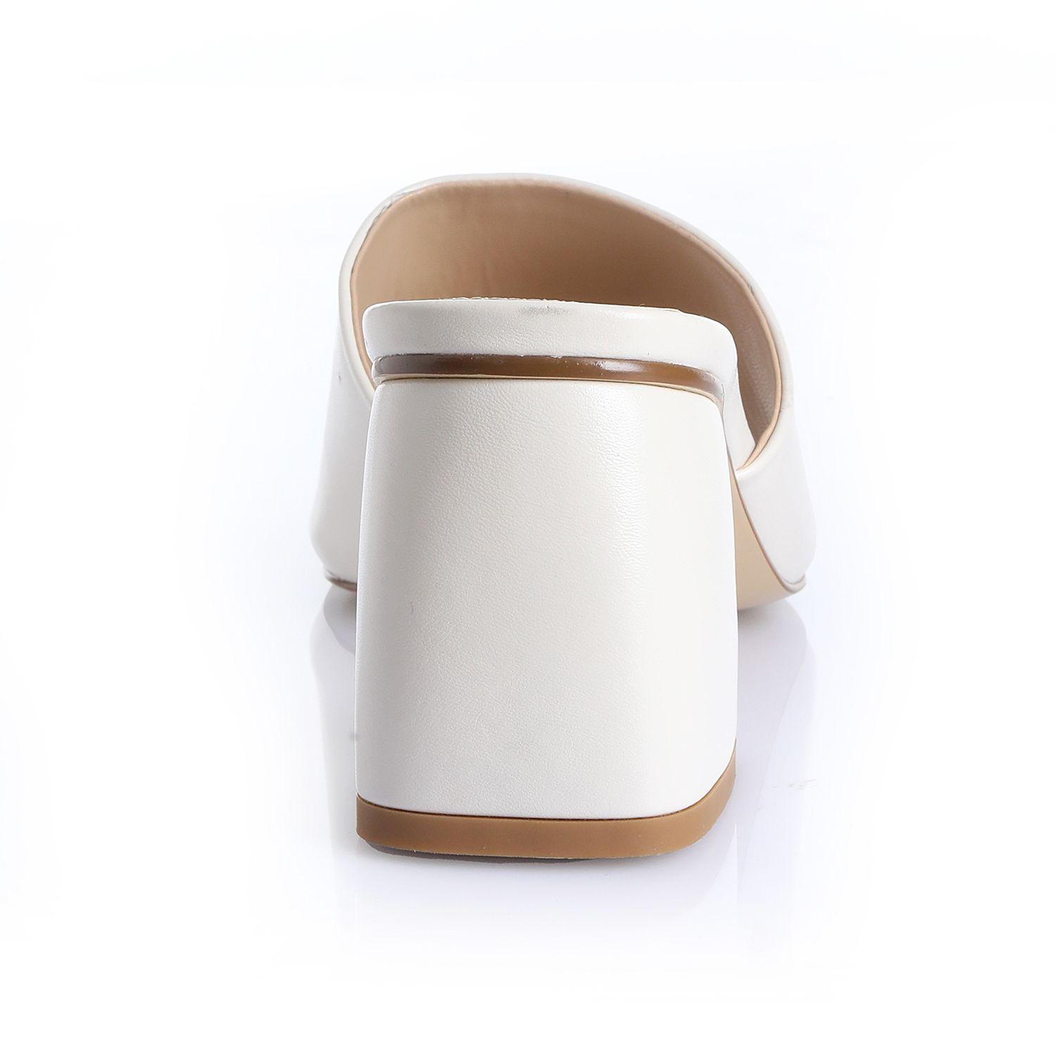 Sandalia Mujer Crema Via Uno 22532607-1