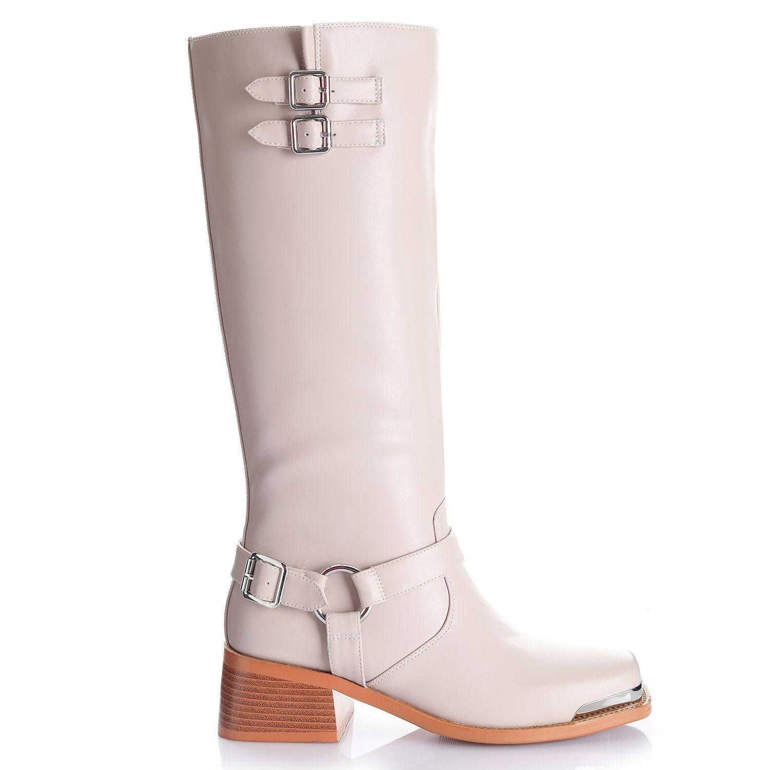 Bota Mujer Crema Via Uno 12532305-0