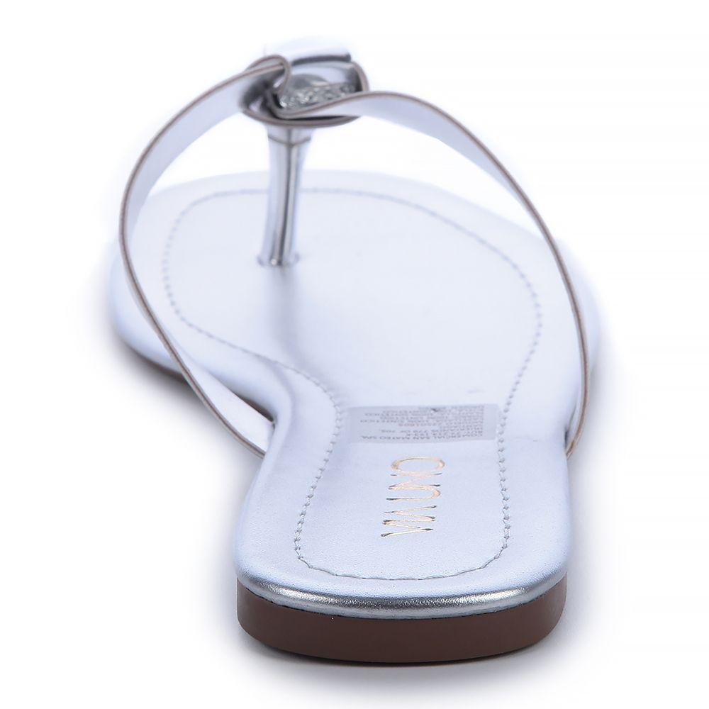 Sandalia Mujer Plata Via Uno 22501605-1