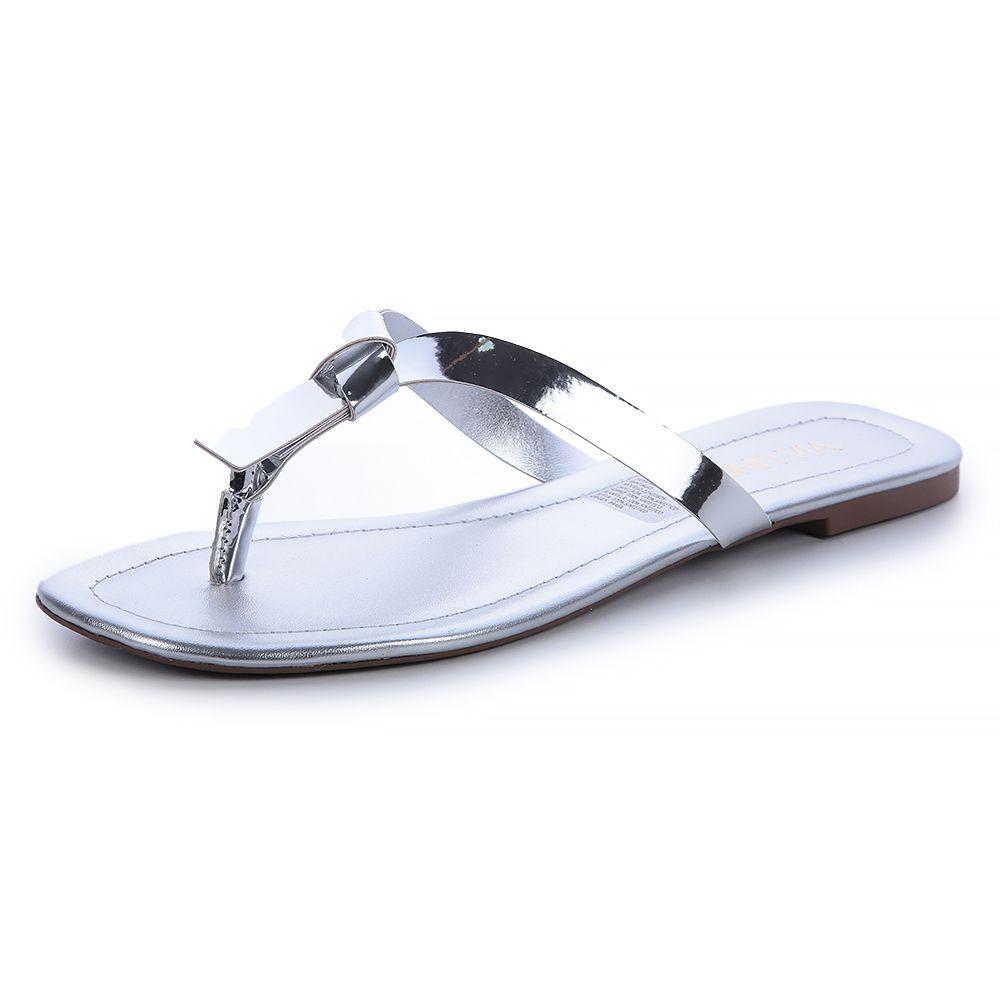 Sandalia Mujer Plata Via Uno 22501605-3