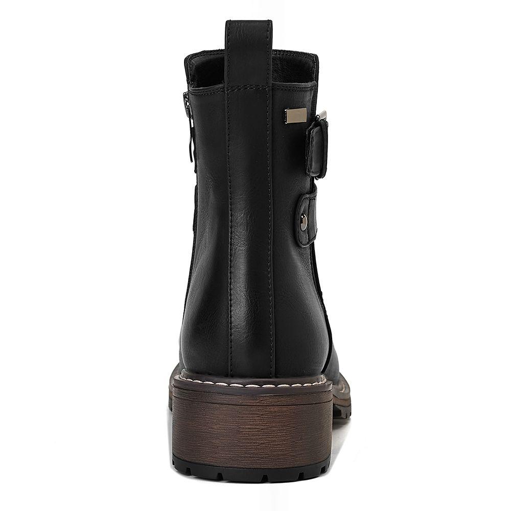 Botin Mujer Negro Via Uno 12531427-1