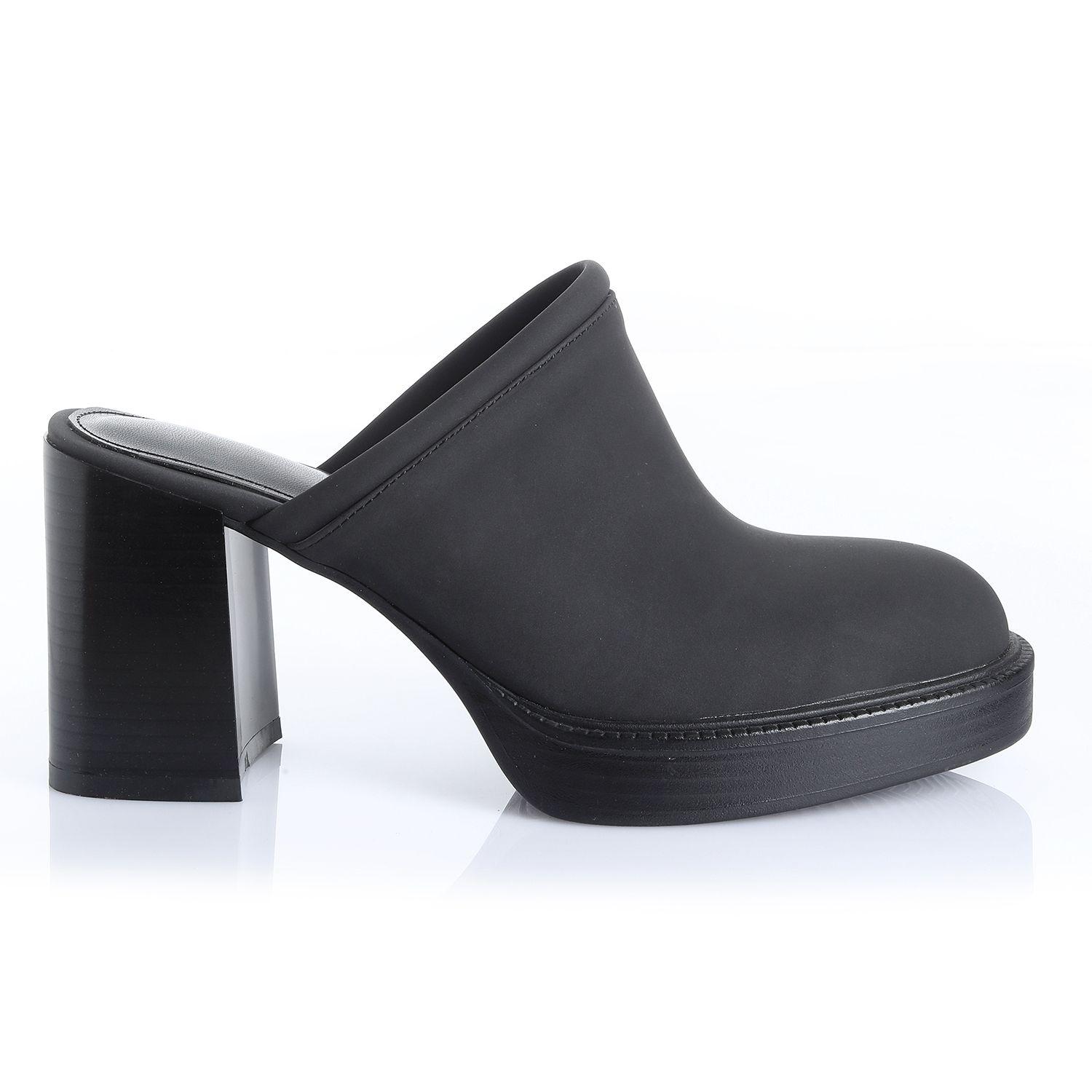 Zapato Mujer Negro Via Uno 22533501-0