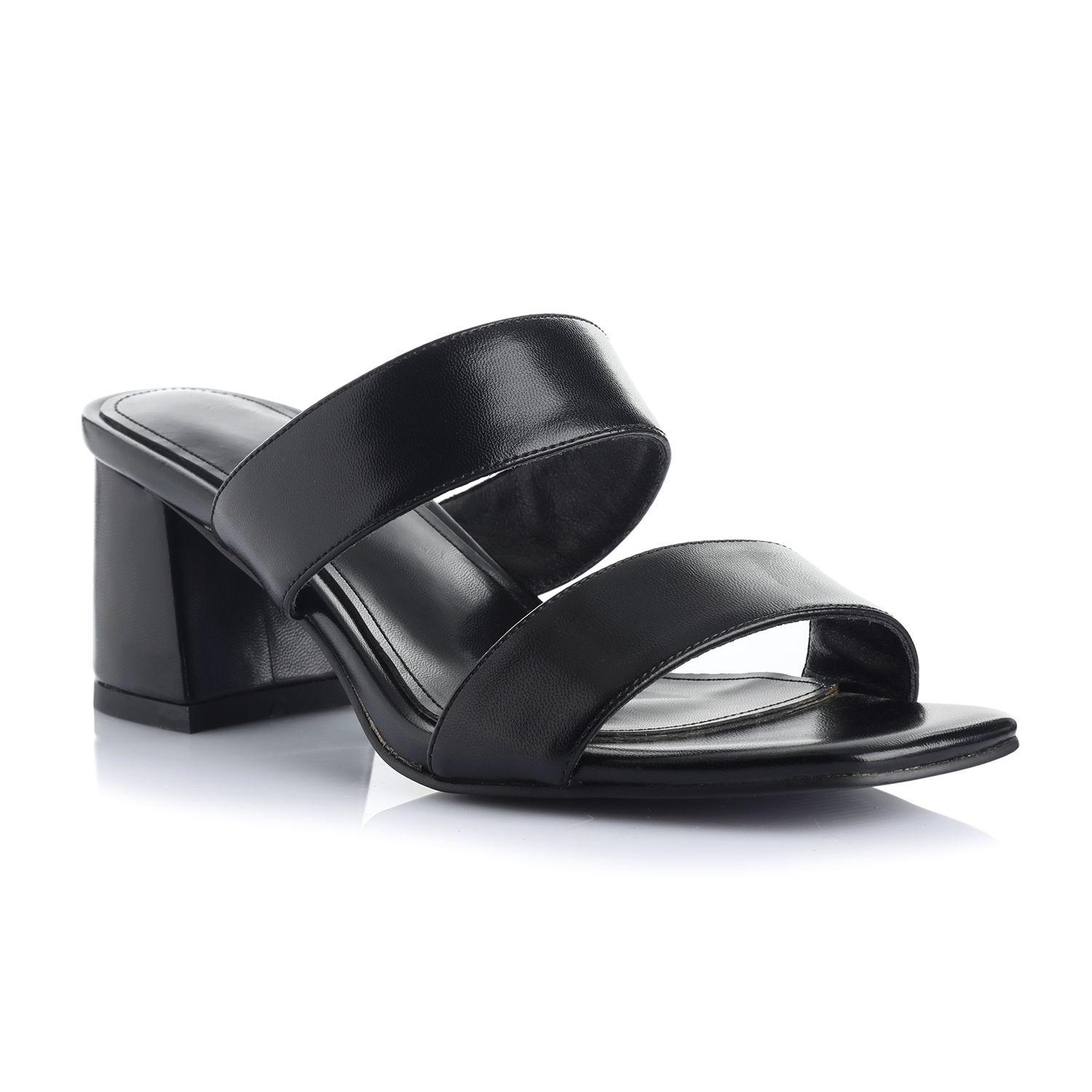 Sandalia Negro Via Uno 22431605-3