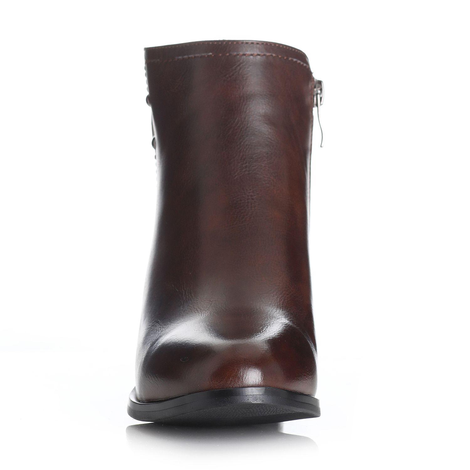 Botin Mujer Marron Via Uno 12432402-2
