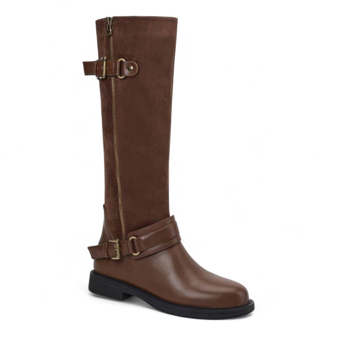 Bota Mujer Via Uno WestWinter Summit Marron-3