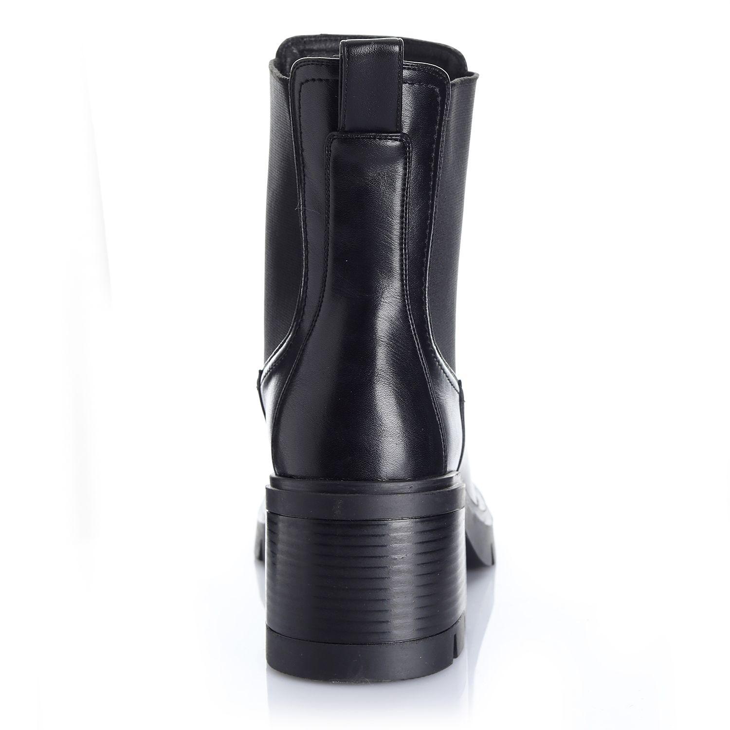 Botin Mujer Negro Via Uno 12532402-1