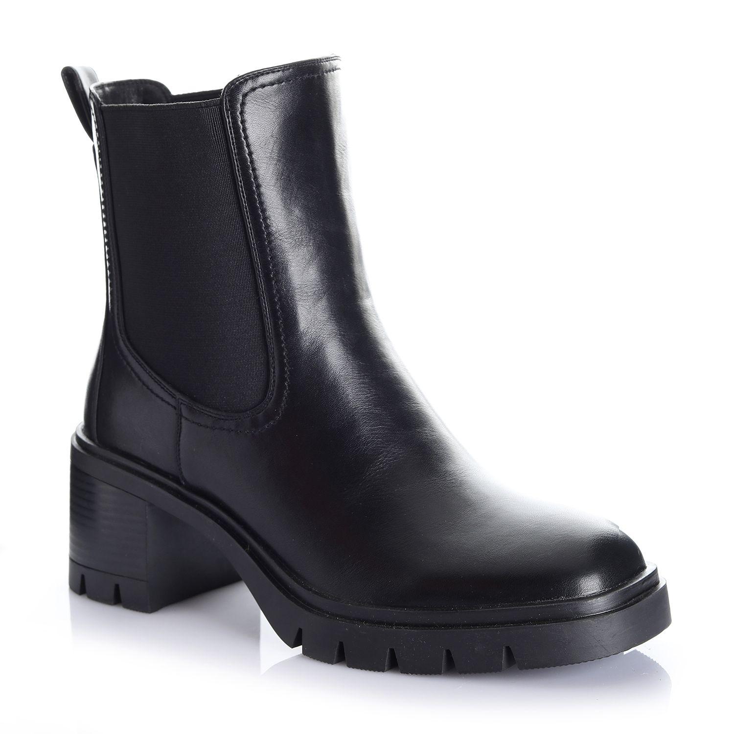 Botin Mujer Negro Via Uno 12532402-3