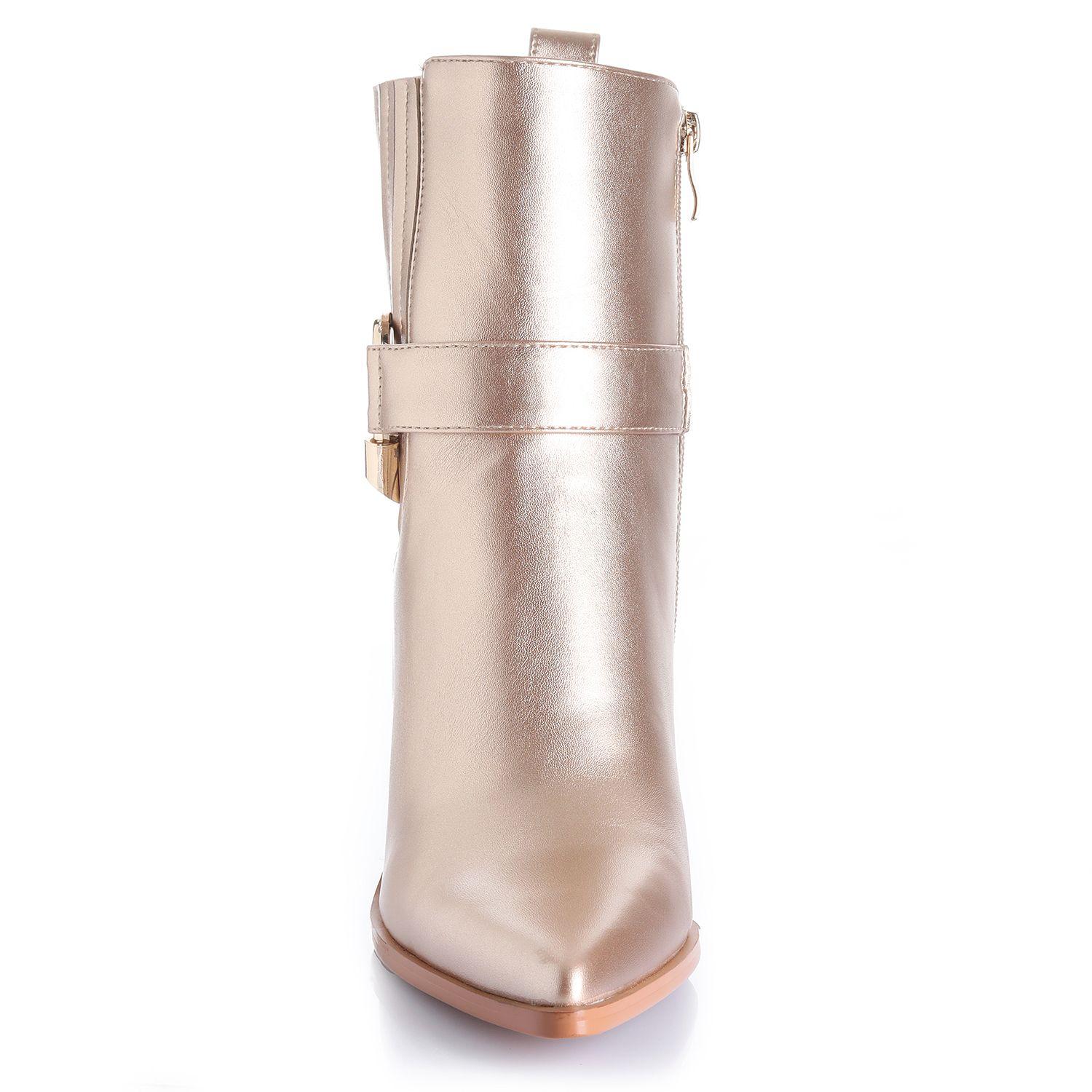Botin Mujer Rose Gold Via Uno 22513401-2
